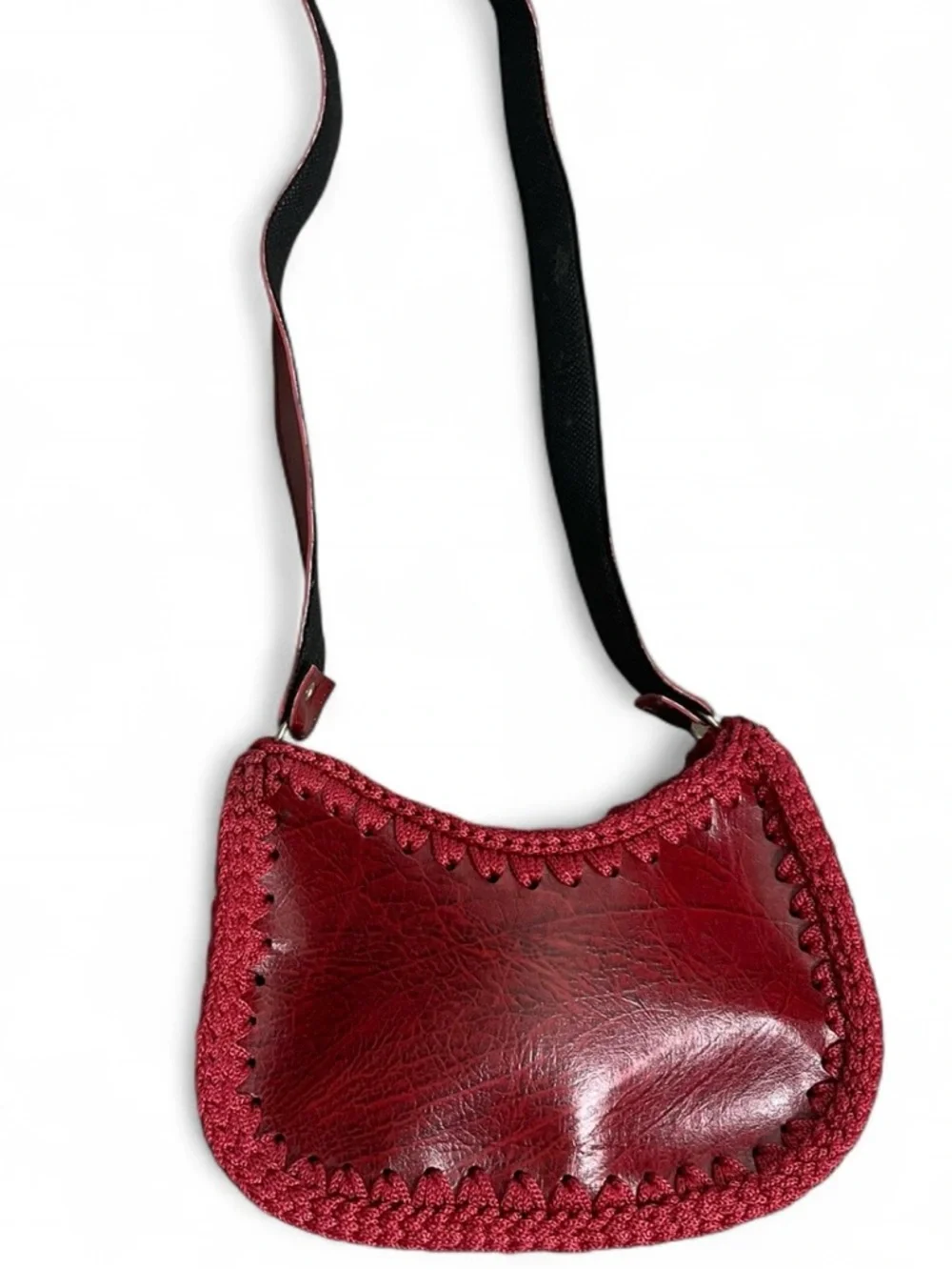 Vintage Handmade Leather Bag - Picture 3 of 7